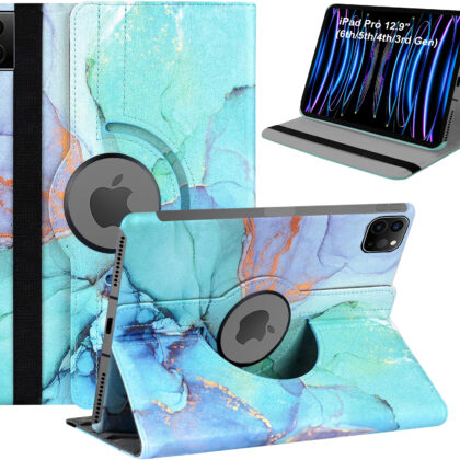 TGK Flip Cover for Apple iPad Pro 12.9 inch 6th Gen 2022, iPad Pro 12.9 inch 5th Gen, iPad Pro 12.9 inch 4th Gen (Multicolor, Dual Protection, Pack of: 1)