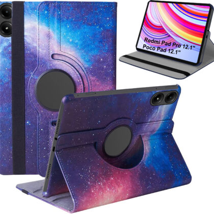 TGK Flip Cover for Redmi Pad Pro 12.1 inch Tablet, Poco Pad 12.1 inch Tablet (Multicolor, Dual Protection, Pack of: 1)