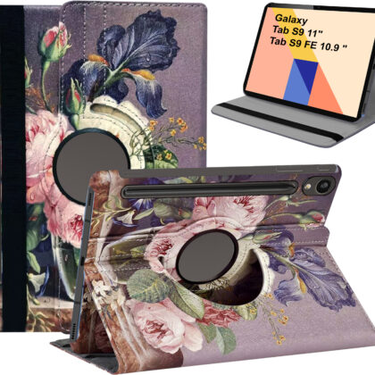 TGK Flip Cover for Samsung Galaxy Tab S9 FE 10.9 Inch, Samsung Galaxy Tab S9 11 inch (Multicolor, Dual Protection, Pack of: 1)