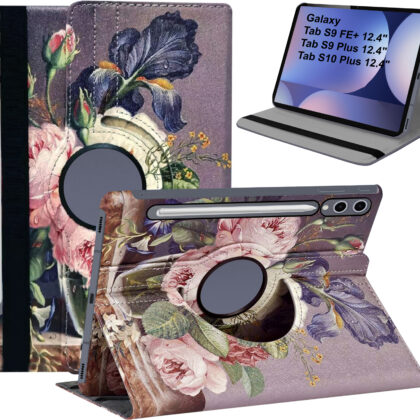TGK Flip Cover for Samsung Galaxy Tab S9+ 12.4 inch, Galaxy Tab S9 FE+ 12.4, SAMSUNG Galaxy Tab S10+ 12.4 inch (Multicolor, Dual Protection, Pack of: 1)