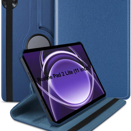 TGK Flip Cover for realme Pad 2 Lite 11 inch Tablet (Black, Dual Protection, Pack of: 1)