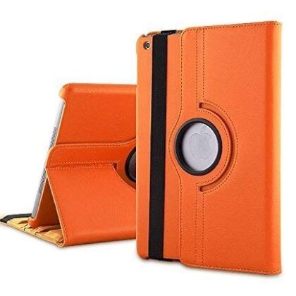 TGK 360 Degree Rotating Leather Smart Case Cover Stand (Auto Sleep/Wake Function) for Apple iPad Mini 2, 3 (7.9 inch) A1489, A1601, A1490, A1491, A1599, A1600 (Orange)