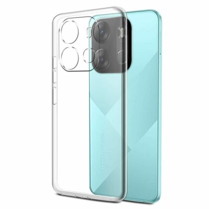 TGK Transparent Soft Back Case Cover for Tecno Spark Go 2023, Transparent