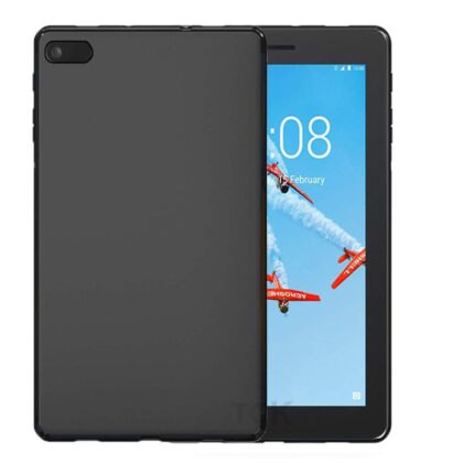 TGK Plain Design Matte Finished Soft Back Case Cover for Lenovo Tab E7 Tb-7104I Tablet 7 inch – Black