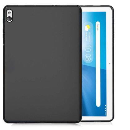 TGK Plain Design Matte Finished Soft Back Case Cover for Lenovo Tab P10 TB-X705F / TB-X705L 10.1 Inch 2019 Released Tablet (Black)