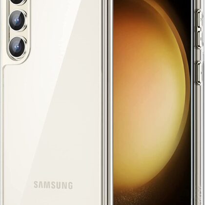 TGK Transparent Soft Back Case Cover for Samsung Galaxy S23 5G 6.1-Inch, Transparent