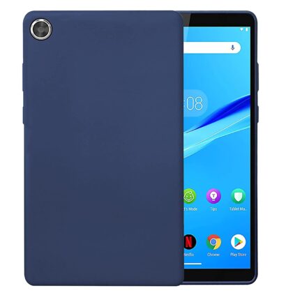 TGK Plain Design Matte Finished Soft Back Case Cover for Lenovo Tab M8 HD Cover 2nd Gen / Tab M8 HD 3rd Gen [Model TB-8505X / TB-8505F / TB-8506X] Blue