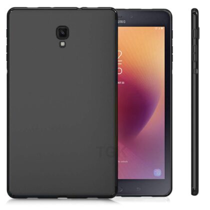 TGK Plain Design Matte Finished Soft Back Case Cover for Samsung Galaxy Tab A 8 inch Cover Model SM-T380 / SM-T385 (2017 Release Tablet) Black