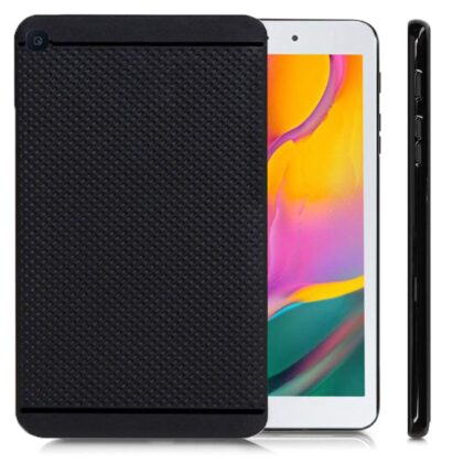 TGK Dotted Design Matte Finished Soft Back Case Cover for Samsung Galaxy Tab A 8 inch Cover Model SM-T290, SM-T295, SM-T297 (2019 Released) Black
