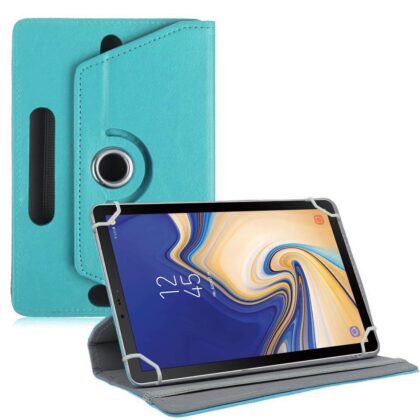 TGK 360 Degree Rotating Leather Rotary Swivel Stand Case Cover for Samsung Galaxy Tab S4 SM-T830 Tablet (10.5 inch) Sky Blue