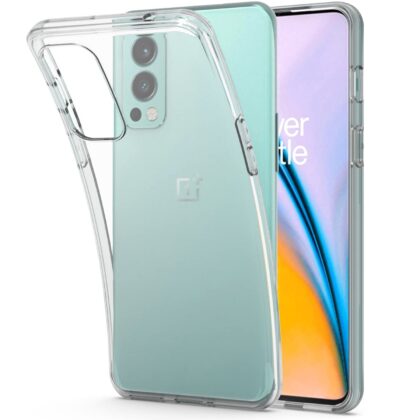 TGK Transparent Soft Back Case Cover for OnePlus Nord 2 5G, Transparent