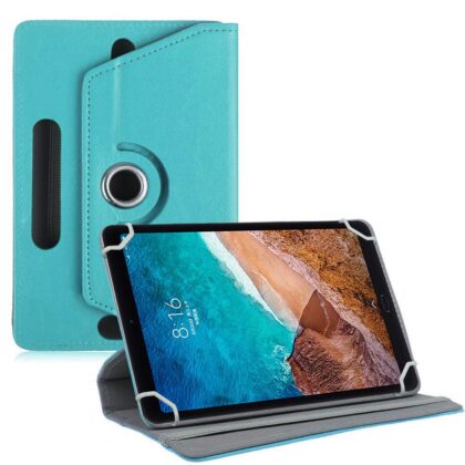 TGK Universal 360 Degree Rotating Leather Rotary Swivel Stand Case Cover for Xiaomi Mi Pad 4 Plus 10.1 inch – Sky Blue