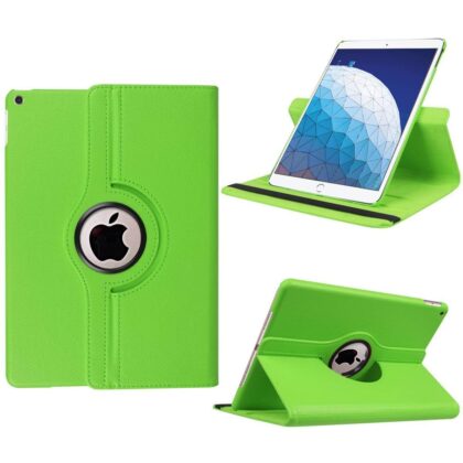 TGK 360 Degree Rotating Auto Sleep Wake Function Leather Smart Case For iPad 10.5 Inch Air 3rd Gen [ PRO 10.5 Air 3 ] 2017 / 2019 MQDW2HN/A MQDT2HN/A MQDX2HN/A MUUJ2HN/A MUUK2HN/A MUUL2HN/A – Green