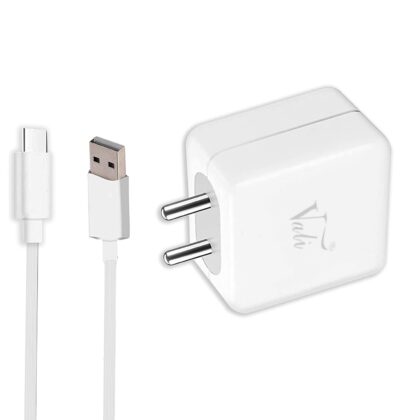 Vali V-300 Fast Dash Charger 5V 4A Adapter with Micro USB Cable for all USB Devices (White)