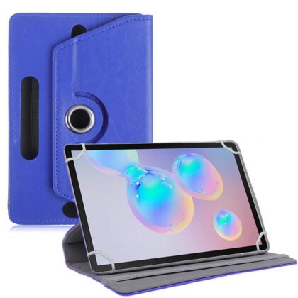 TGK Universal 360 Degree Rotating Leather Rotary Swivel Stand Case Cover for Samsung Galaxy Tab S6 10.5 Inch SM-T860/T865/T867 – Dark Blue