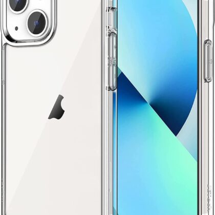 TGK Transparent Soft Back Case Cover for iPhone 13 6.1-Inch, Transparent