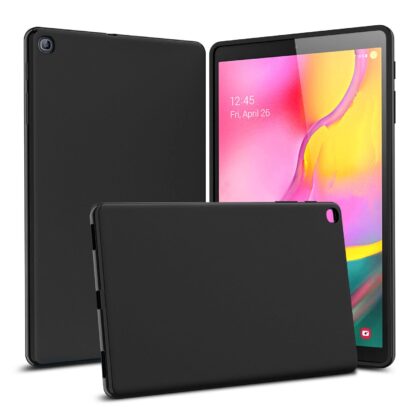 TGK Matte Design Soft Silicon TPU Back Case Cover for Samsung Galaxy Tab A 10.1″ T510/T515, Black
