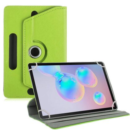 TGK Universal 360 Degree Rotating Leather Rotary Swivel Stand Case Cover for Samsung Galaxy Tab S6 10.5 Inch SM-T860/T865/T867 – Green