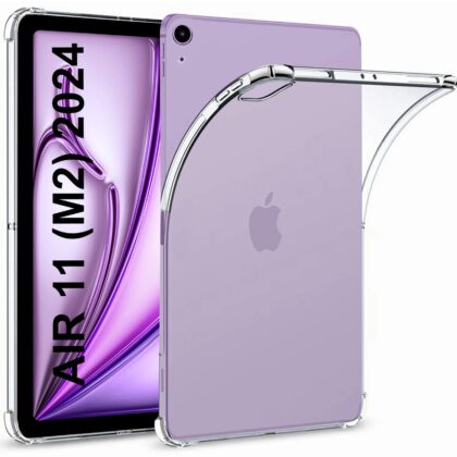 TGK Back Cover for Apple iPad Air 11 inch M2 2024 (Transparent, Dual Protection, Pack of: 1)