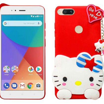 TGK Silicone Back Case Compatible for Xiaomi Mi A1 Cover (Red)