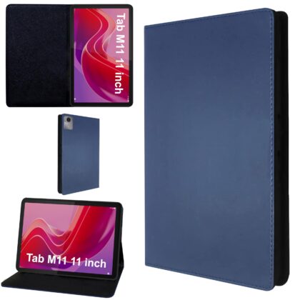 TGK Flip Cover for Lenovo Tab M11 11 inch (Blue, Dual Protection, Pack of: 1)