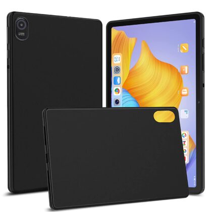 TGK Matte Design Soft Silicon TPU Back Case Cover for Honor Pad 8 12 inch Tablet, Black