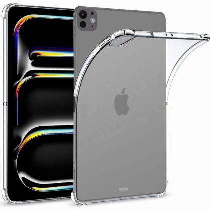 TGK Back Cover for Apple 2024 iPad Pro (M4) 11.0 Inch (Transparent, Dual Protection, Pack of: 1)
