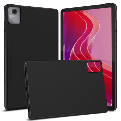 TGK Back Cover for Lenovo Tab M11 LTE 10.95 Inch (Black, Dual Protection, Pack of: 1)