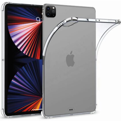 TGK Back Cover for Apple iPad Pro 2021 (5th Generation) 12.9 inches (Transparent, Dual Protection, Pack of: 1)