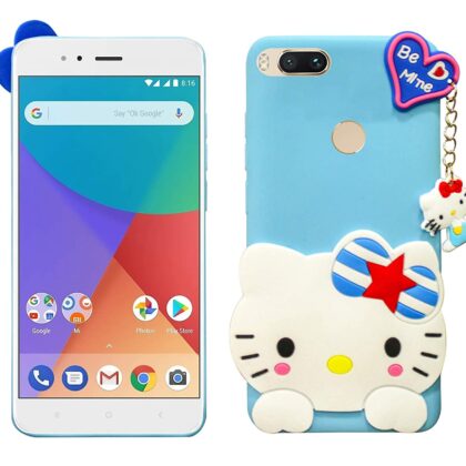 TGK Silicone Back Covers Case Compatible for Xiaomi Mi A1 Cover (Sky Blue)