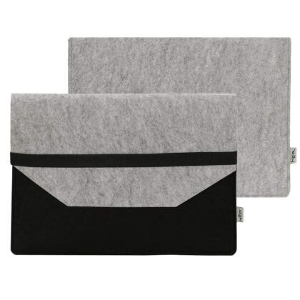TGK HEP Ultra Slim Wool Felt Protective Sleeve Cover Carry Case for MacBook Air 13 inch – Black