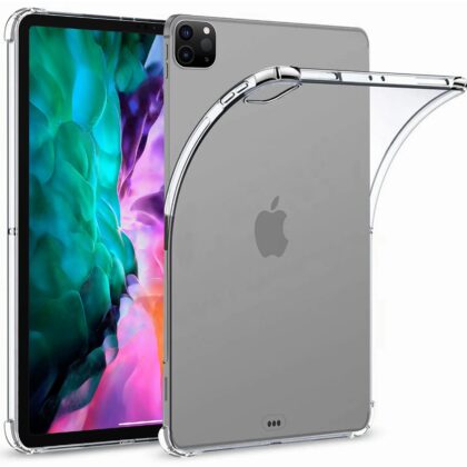 TGK Back Cover for Apple iPad Pro 2020 (4th Generation) 12.9 inch (Transparent, Dual Protection, Pack of: 1)