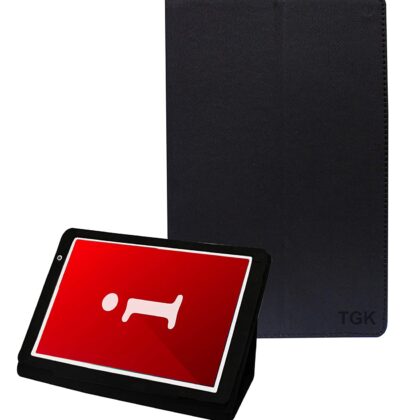 TGK Executive Leather Flip Cover Case for iball iTab BizniZ Pro 10.1 inch, iball iTAB MovieZ Pro Tablet – Black