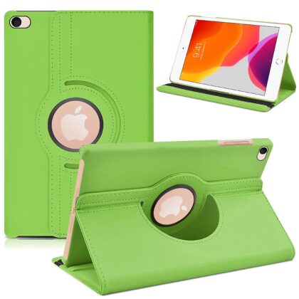 TGK 360 Degree Rotating Leather Auto Sleep Wake Function Smart Stand Case for iPad Mini 5 Case 7.9″ 2019 [iPad Mini 5th Gen] Model – A2133 A2124 A2125 A2126 – Green