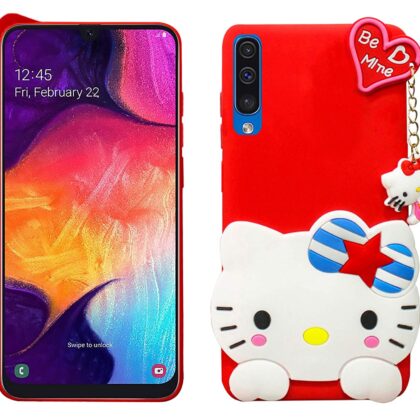 TGK Silicone Back Covers Case Compatible for Samsung Galaxy A50s / Galaxy A50 / Galaxy A30s Back Cover (Red)