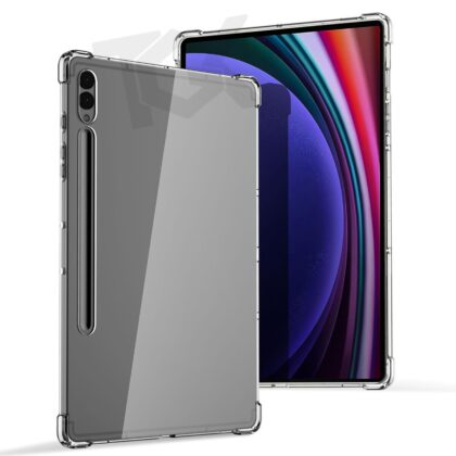 TGK Back Cover for Samsung Galaxy Tab S9+ 12.4 inch (Transparent, Dual Protection, Pack of: 1)