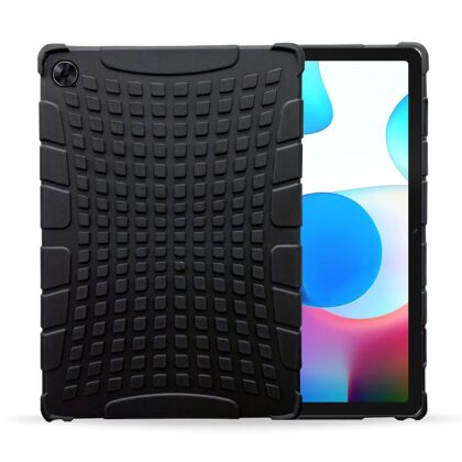TGK Defender Series Rugged Back Case Cover for Realme Pad 10.4 inch Tablet [RMP2102/ RMP21023] Black
