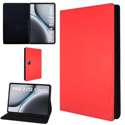 TGK Flip Cover for OnePlus Pad 2 12.1 inch Tablet (Red, Dual Protection, Pack of: 1)