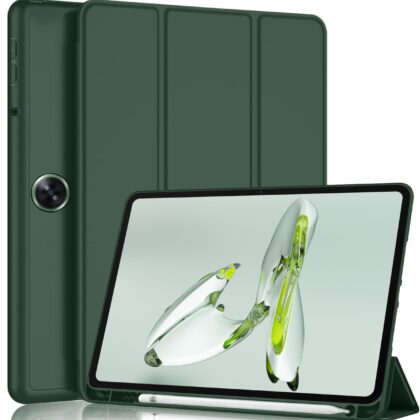 TGK Flip Cover for OnePlus Pad Go 11.35 Inch (Green, Dual Protection, Pack of: 1)