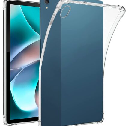 TGK Clear Soft Flexible Transparent Back Cover Case for Motorola Moto Tab G70 LTE 11 inch Tablet, Transparent