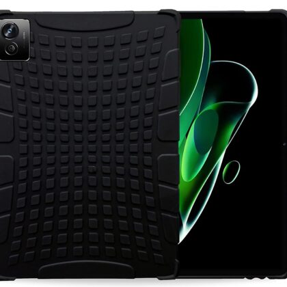TGK Defender Series Rugged Back Case Cover for Realme Pad X 11 inch Tablet Cover – Black