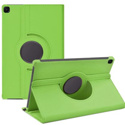 TGK 360 Degree Rotating Leather Smart Case Cover Compatible for Samsung Galaxy Tab S6 Lite 10.4 Cover Model SM-P610/P615 (2020 Release) Green