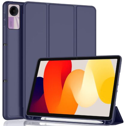 TGK Flip Cover for Xiaomi Redmi Pad SE 11 inch (Blue, Dual Protection, Pack of: 1)