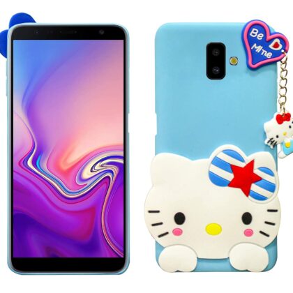 TGK Silicone Back Case Compatible for Samsung Galaxy J6 Plus Cover (Sky Blue)