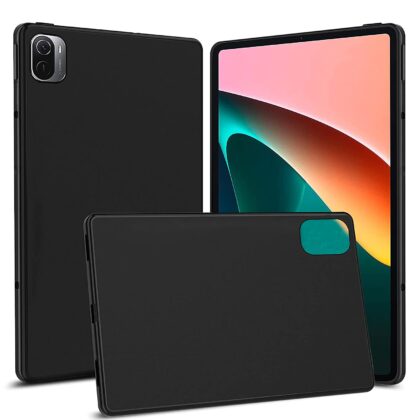 TGK Matte Design Soft Silicon TPU Back Case Cover for Xiaomi Mi Pad 5 11″ Tablet, Black