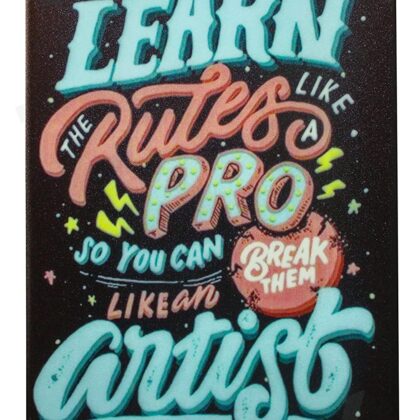 TGK Printed Classic Design Slim Lightweight Shock Absorption Back Cover Case for Lenovo Tab M8 HD 2nd Gen 8 inch Tablet / Tab M8 HD 3rd Gen 8″ TB-8505X / TB-8505F / TB-8506X (Artist Pattern)