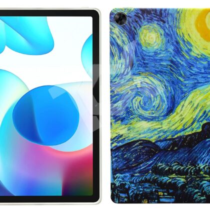 TGK Printed Classic Design Back Case Cover for Realme Pad 10.4 inch (Starry Night)