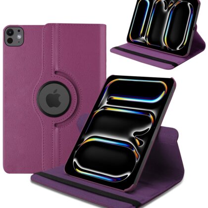 TGK Flip Cover for Apple iPad Pro 13 inch 2024 (M4) (Purple, Dual Protection, Pack of: 1)