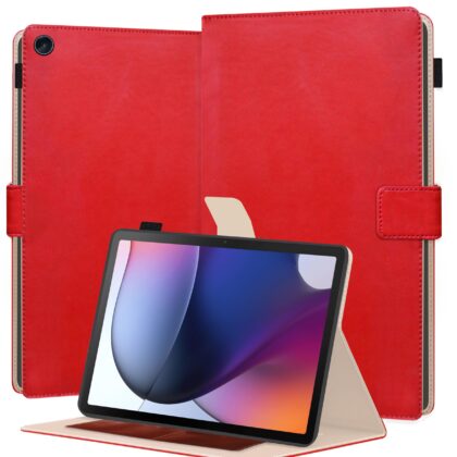 TGK Flip Cover for Motorola Tab G62 10.61 inch (Red, Dual Protection, Pack of: 1)
