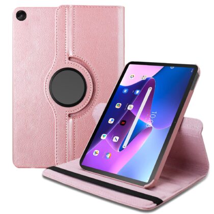 TGK Flip Cover for Lenovo Tab M10 Plus (3rd Gen) 10.61 Inch (Gold, Dual Protection, Pack of: 1)